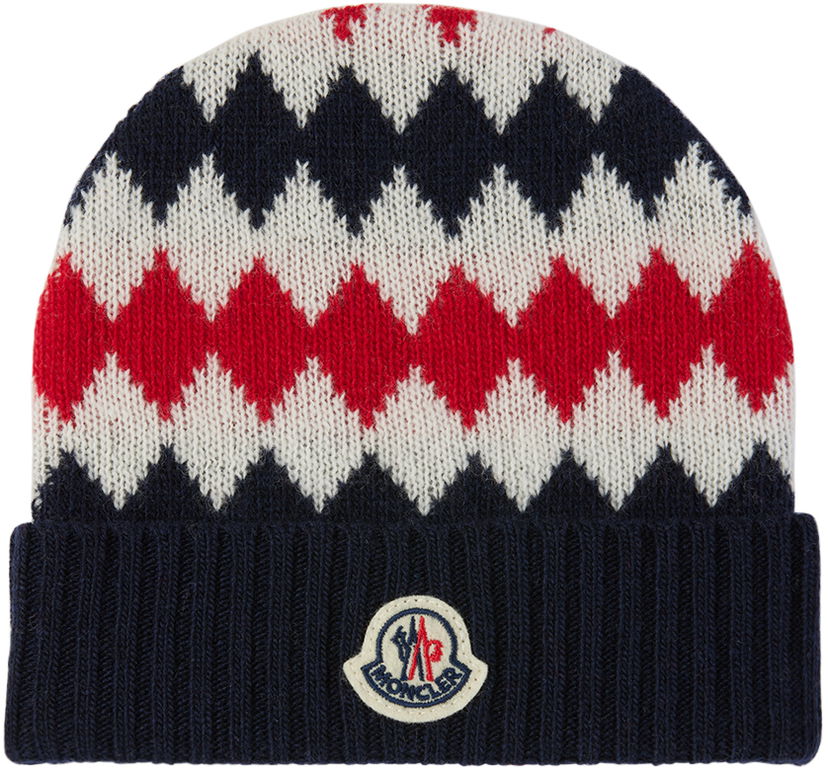 Pipo Moncler Argyle Beanie Punainen | J29513B00008M1241