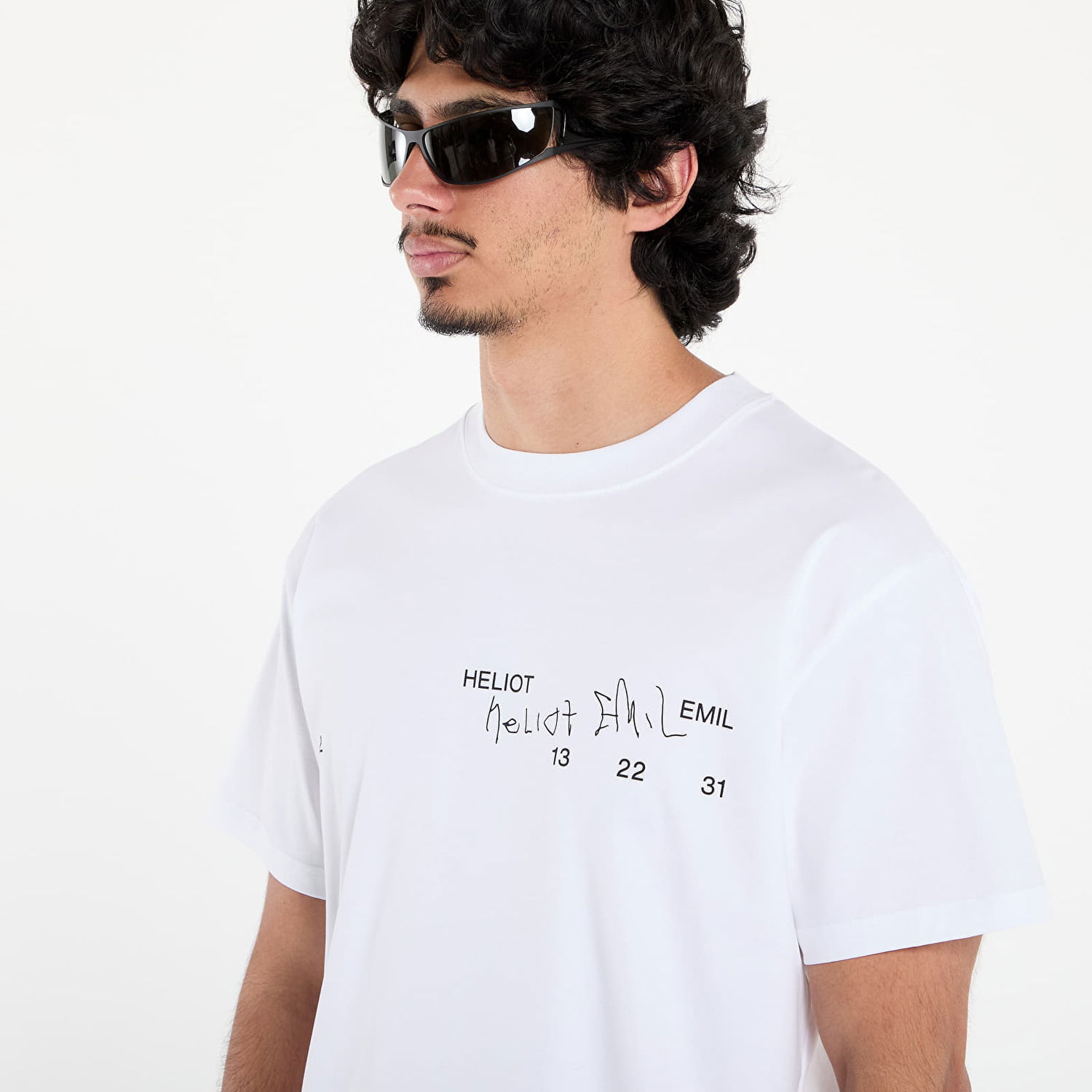 T-paita HELIOT EMIL HELIOT EMIL Fulgens T-Shirt Valkoinen | PREAW25_M_09_141_WHT02, 1