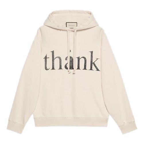 Huppari Gucci Gucci Print Hooded Sweatshirt Beige | 634674-XJCXL-9232, 0