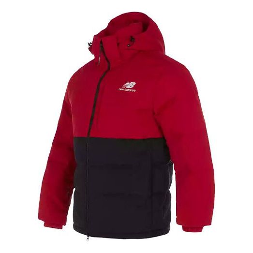 Puffer takki New Balance Lifestyle Down Jacket Punainen | AMJ93551-REP
