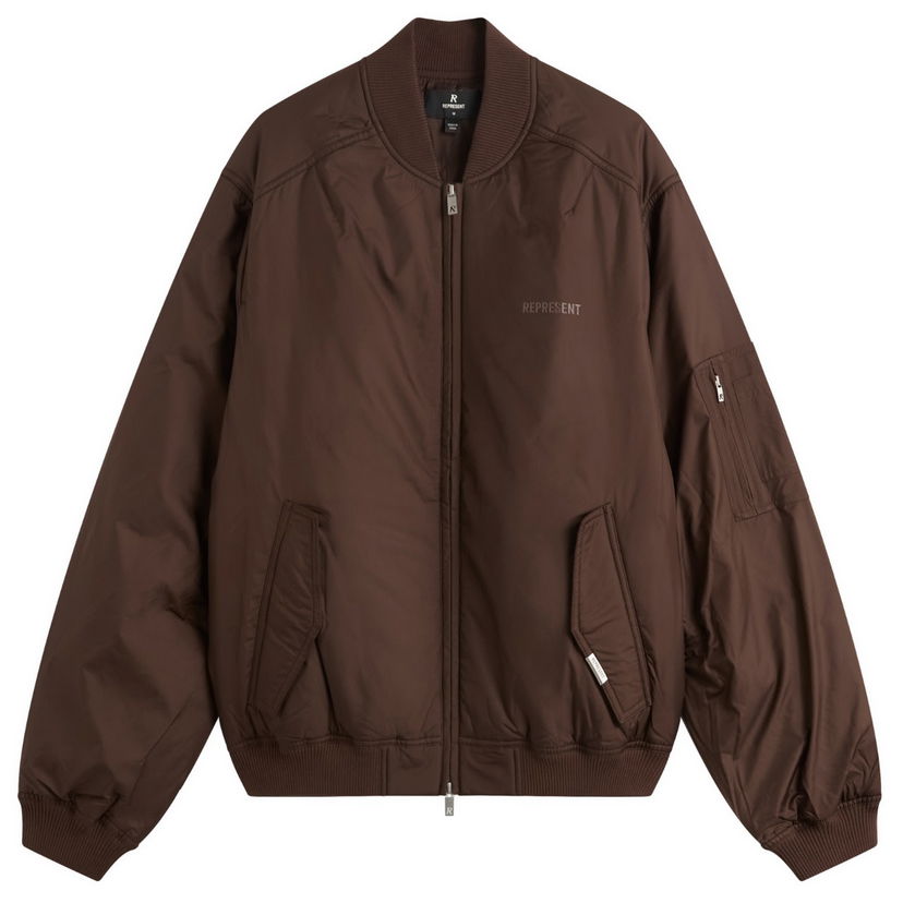 Bomber-takki Represent Clo Smart Bomber Jacket Ruskea | MLM100125-17