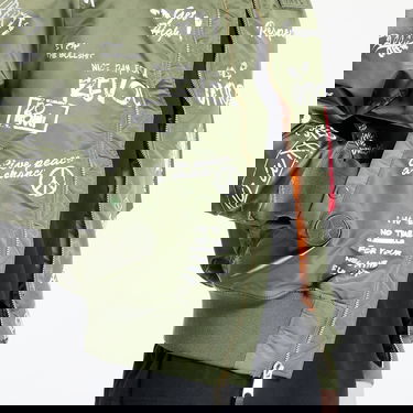 Bomber-takki Alpha Industries Alpha Industries MA-1 Peace Bomber Jacket Vihreä | 156136-01, 2