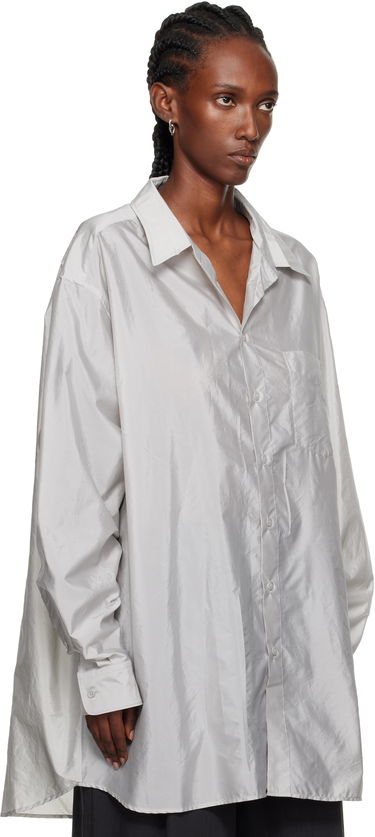 Paita Maison Margiela Maison Margiela Long-Sleeve Button-Down Shirt Harmaa | S51DT0025 M35350, 1