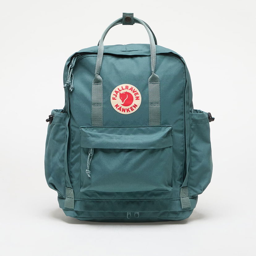 Reppu FJÄLLRÄVEN Fjällräven Kånken Outlong Frost Green 18 l Vihreä | F23200251-664