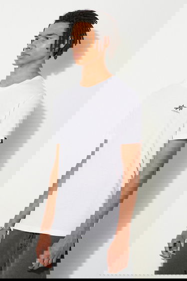 T-paita Alpha Industries Backprint T-Shirt With Print Valkoinen | 128507.09, 4