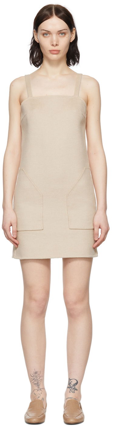 Mekko Max Mara Max Mara Camel Mini Dress Beige | 12210228600