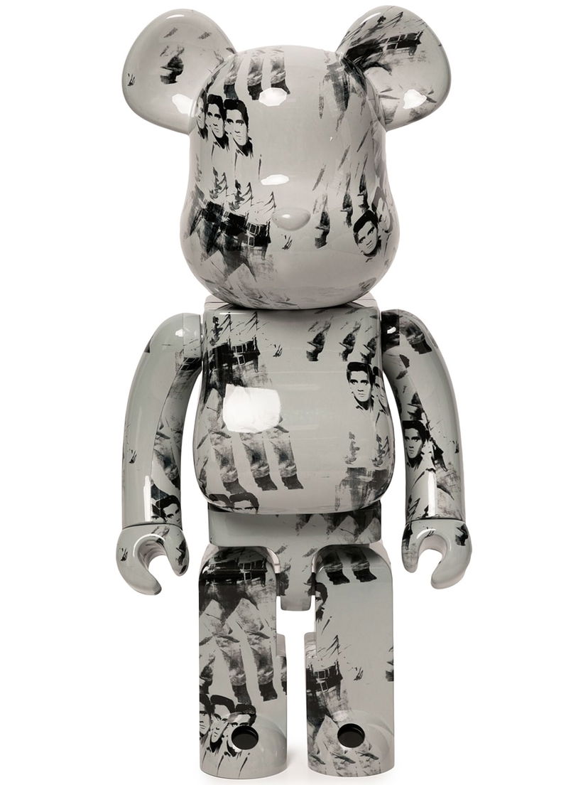 Keräilykelpoinen Medicom Toy BE@RBRICK Andy Warhol's Elvis Presley 1000% - Grey Harmaa | AWEP100016963719