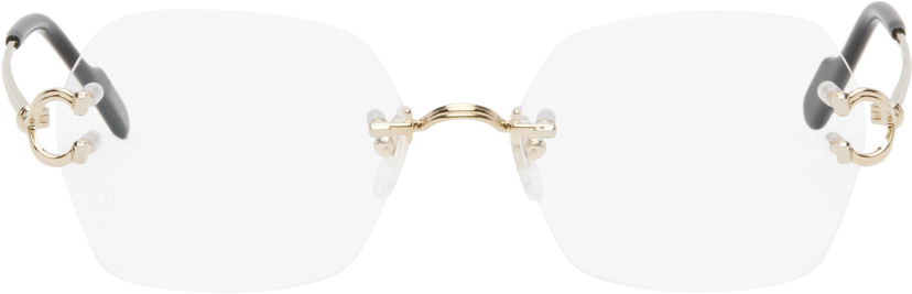 Aurinkolasit Cartier Cartier 'Signature C de Cartier' Glasses Metallinen | CT0564O-001