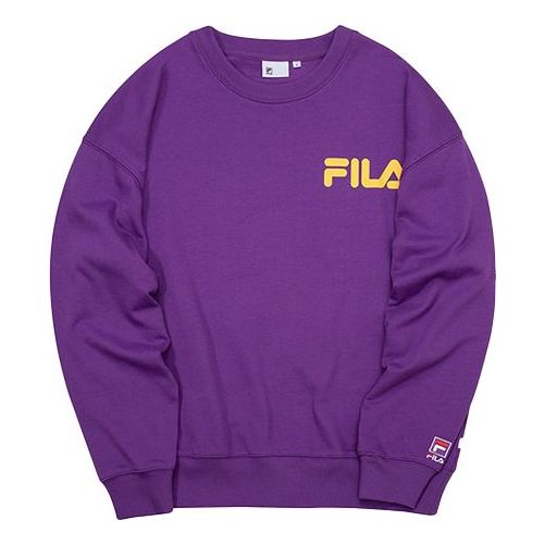 Villapaita FILA Fusion Logo Print Pullover Violetti | T11U038205F-PU, 0