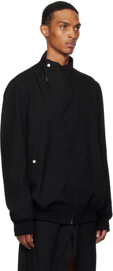 Takki Rick Owens Rick Owens Concordians Flight Jacket Musta | RU02E1760 WD, 1