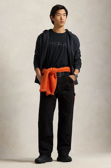Huppari Polo by Ralph Lauren Polo-Pony Zipped Sweatshirt Violetti | 710881517, 3