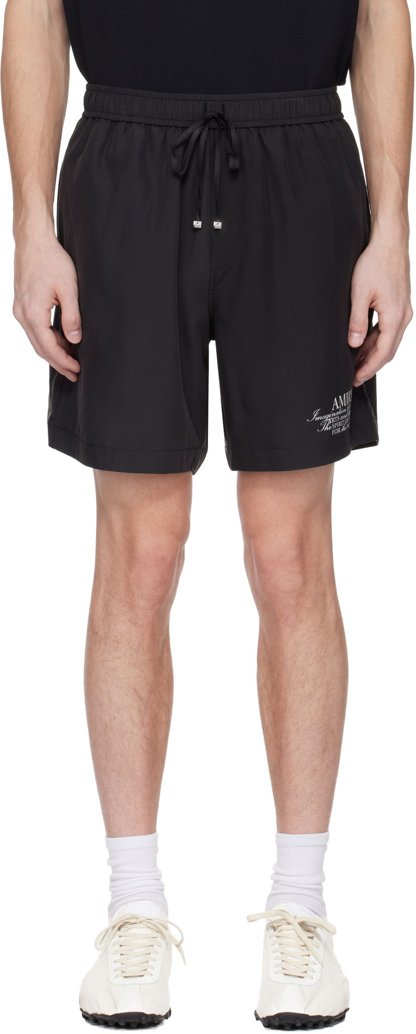 Shortsit AMIRI AMIRI 'Spirit' Shorts Musta | AMSHCA1100