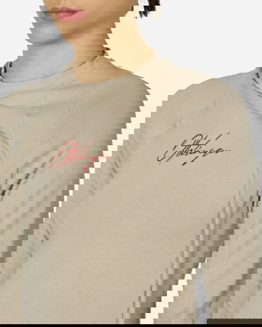 T-paita Ottolinger Ottolinger Deconstructed Fitted Longsleeve Top Beige | 1150105121 BEI, 5