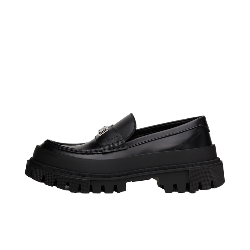Tennarit ja kengät Dolce & Gabbana Black Hi-Trekking Loafers Musta | A30170AI027