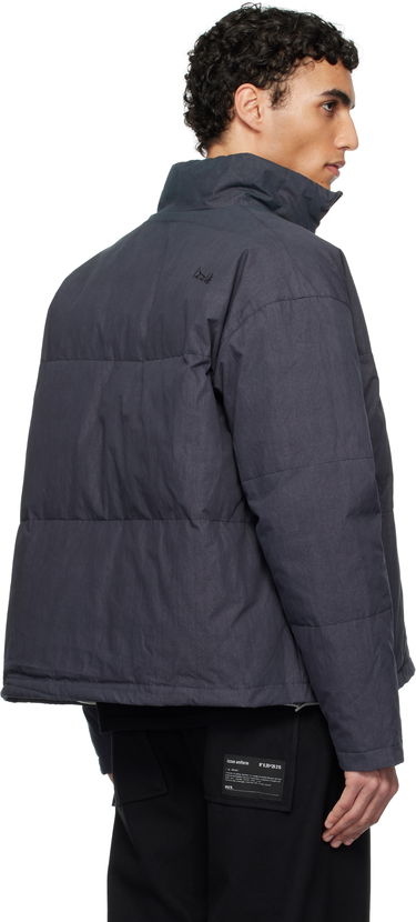 Puffer takki izzue Izzue Indigo-Dyed Down Jacket Tummansininen | IZXDND7101F4NCCX, 2