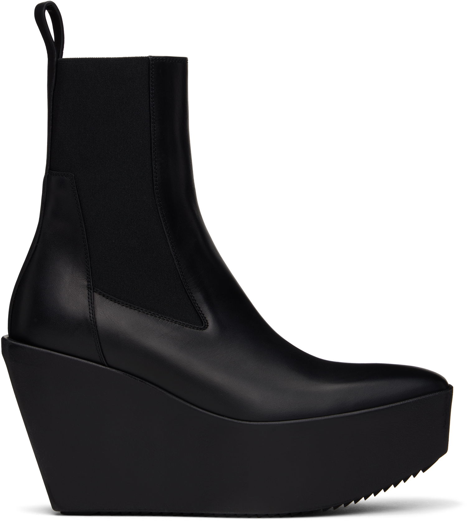 Vaatteet Rick Owens Rick Owens Hollywood Sliver Platform Beatle Boots Musta | RP01E7851 LOO, 0
