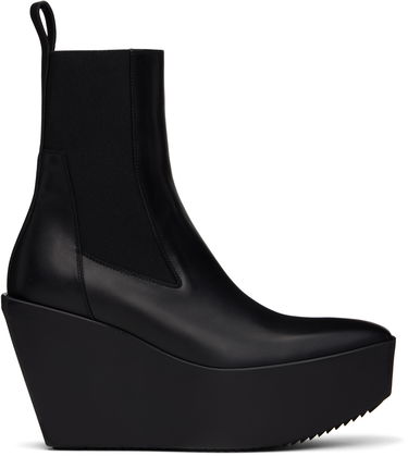 Vaatteet Rick Owens Rick Owens Hollywood Sliver Platform Beatle Boots Musta | RP01E7851 LOO, 0