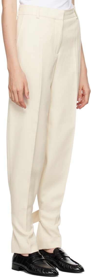 Housut TOTEME TOTEME Buckled Slouch Trousers Beige | 244-WRB0213-FB0315, 1