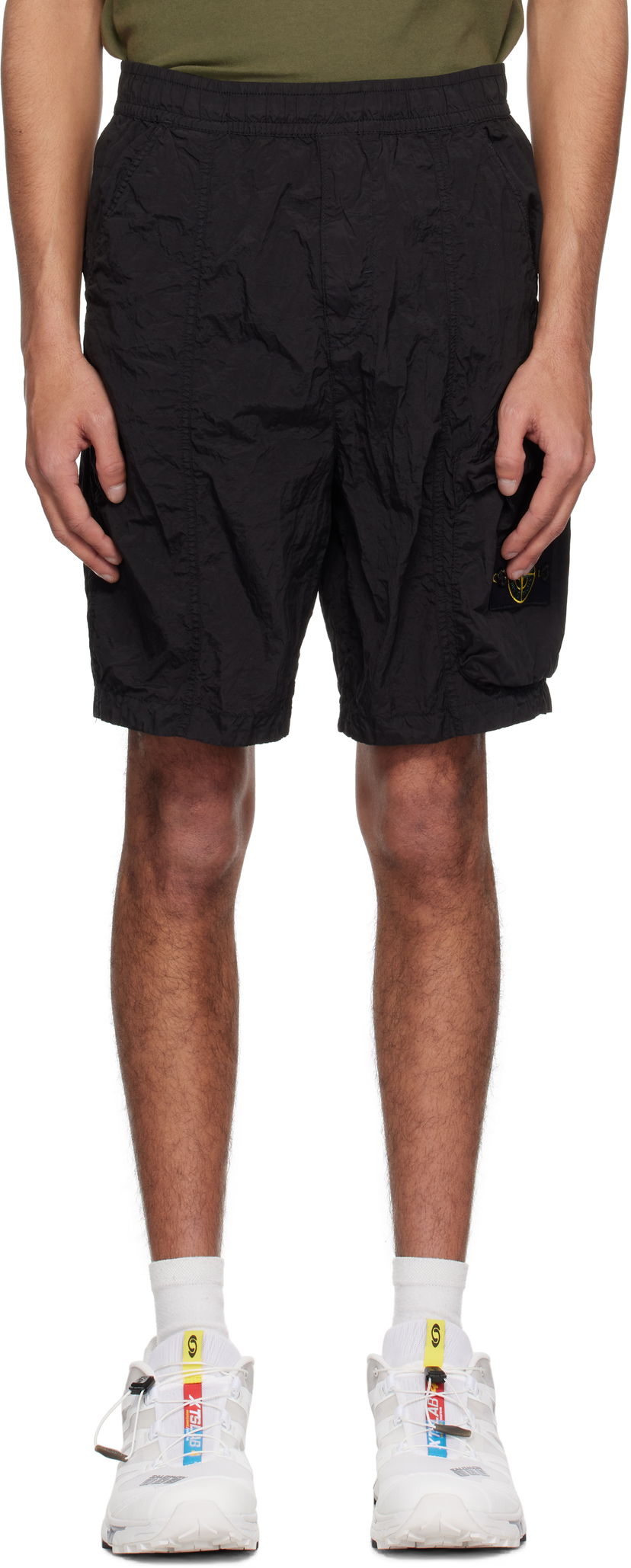 Shortsit Stone Island Stone Island Nylon Metal ECONYL Shorts Musta | K1S15 L100007 S0019
