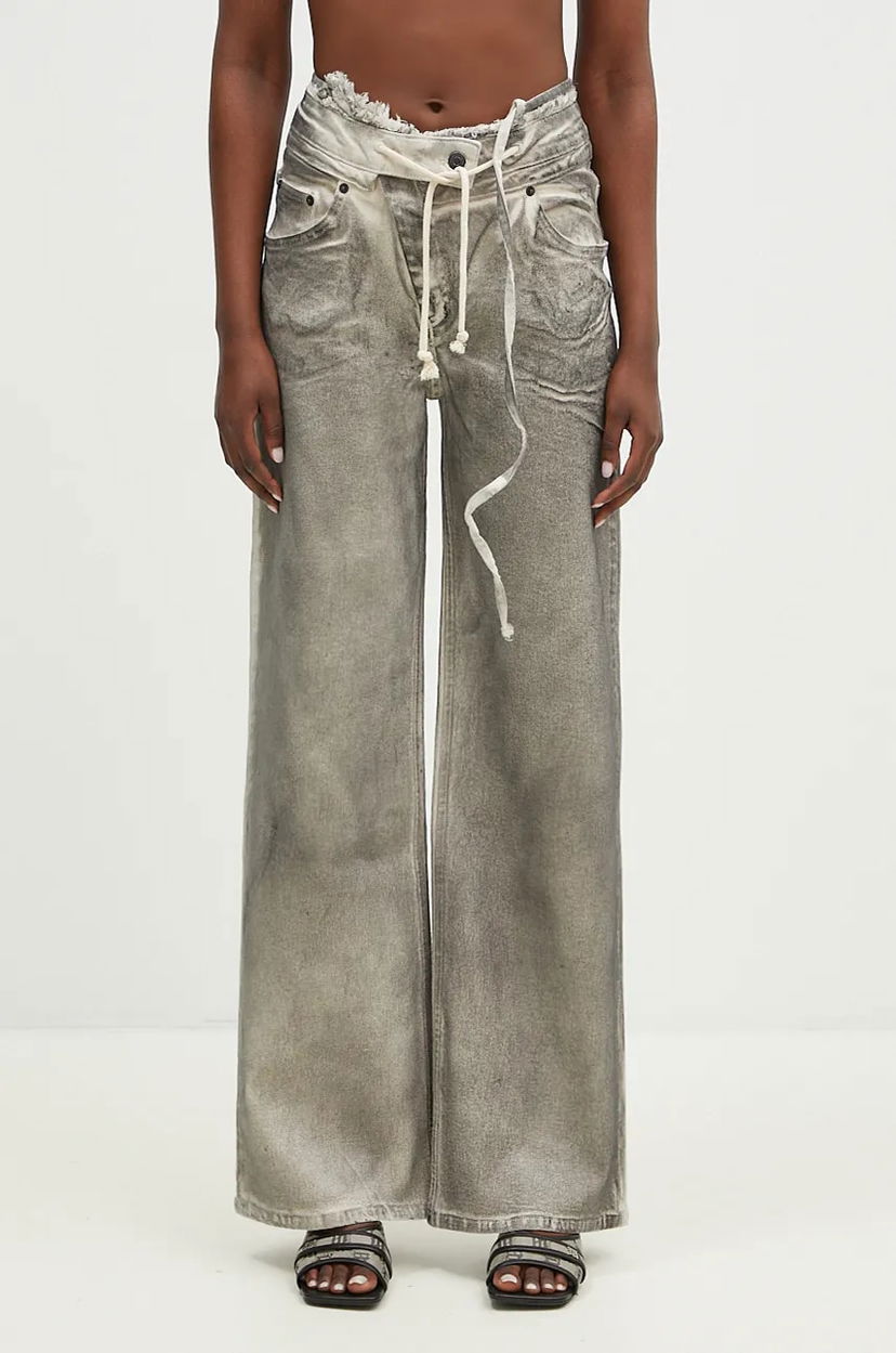 Jeans Ottolinger Ottolinger Double Fold Pants Harmaa | 1170803921