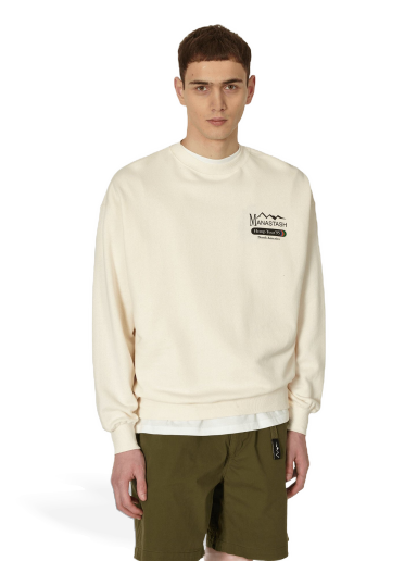 Huppari Manastash Hemp Tour Cascade Crewneck Beige | 7923132007 414