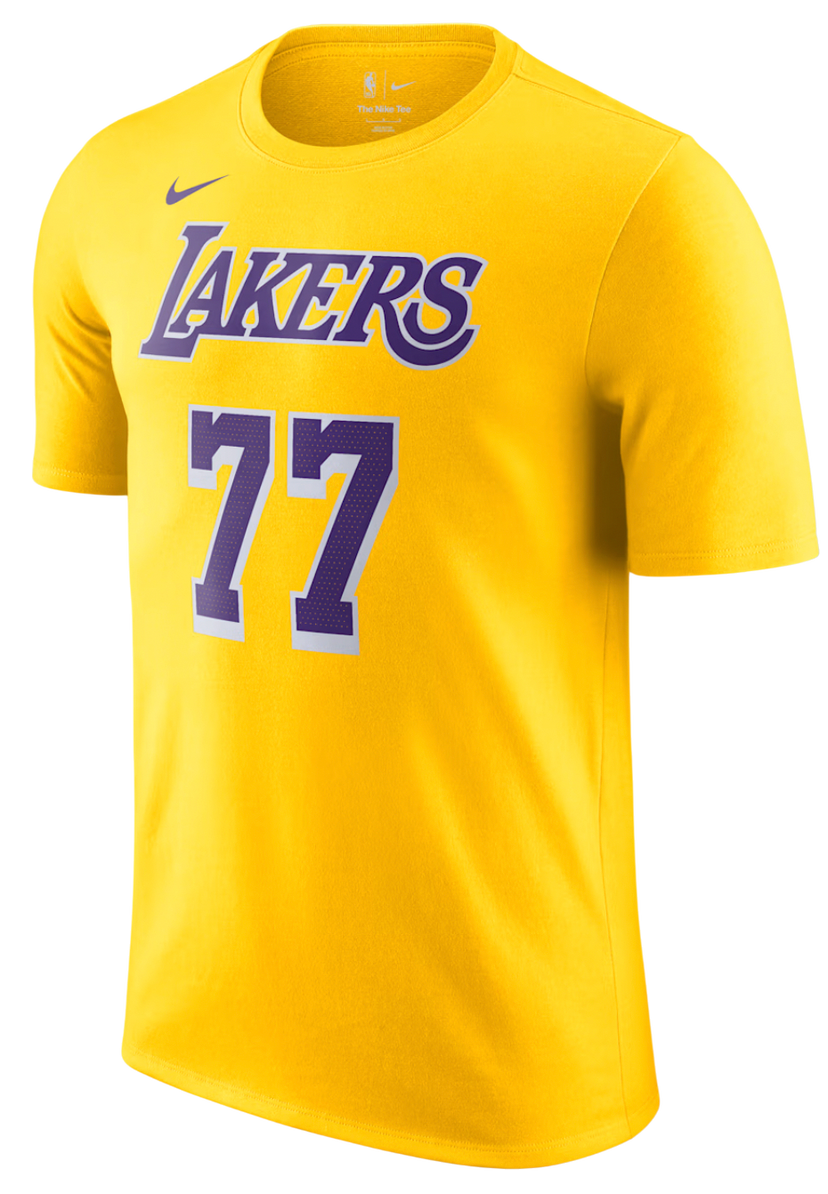 T-paita Nike Los Angeles Lakers NBA Essential T-Shirt Keltainen | dr6380-733