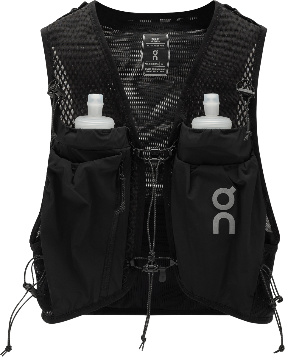 Reppu On Running Ultra Vest Pro + 2 flasks Musta | 2uf30130553, 0