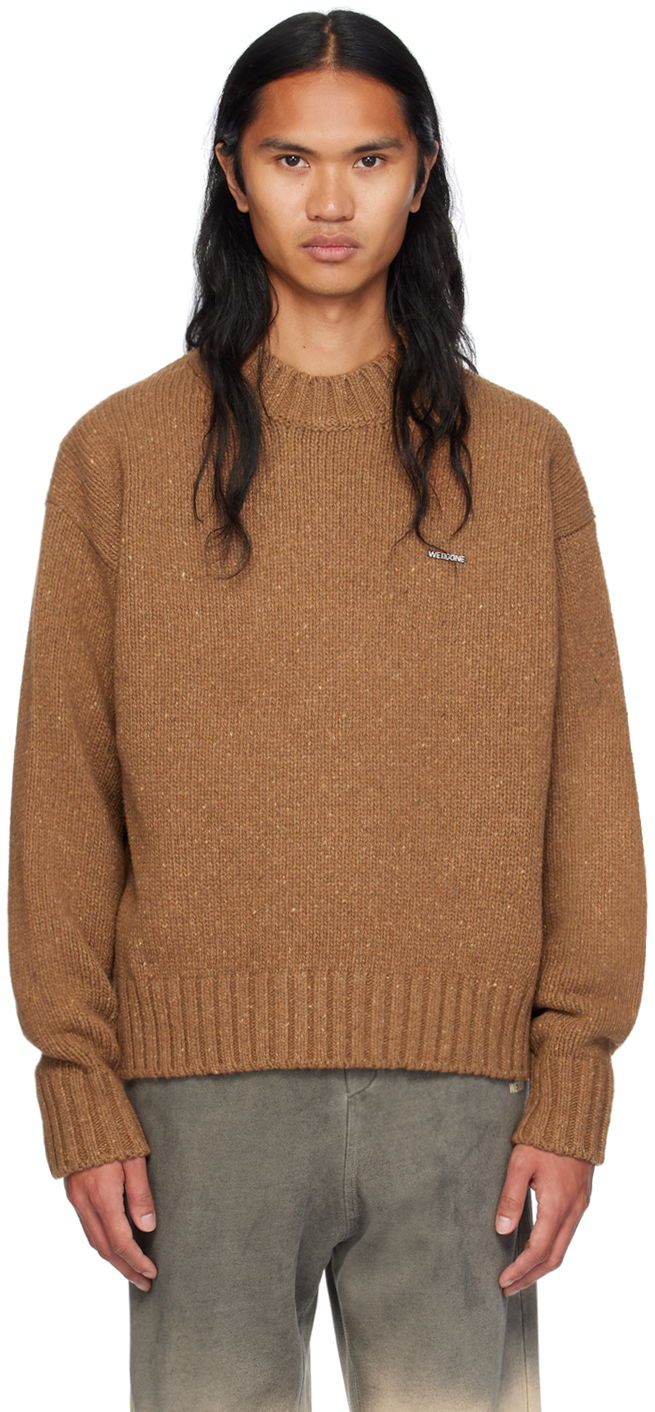 Villapaita We11done We11done Chunky Knit Sweater Ruskea | WD-KT2-24-626-U-BR