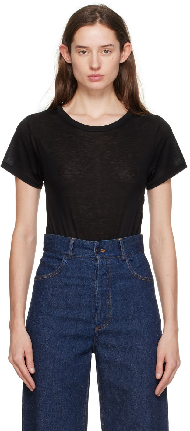 Body Baserange Press-Stud Bodysuit Musta | ONTE-BL-000