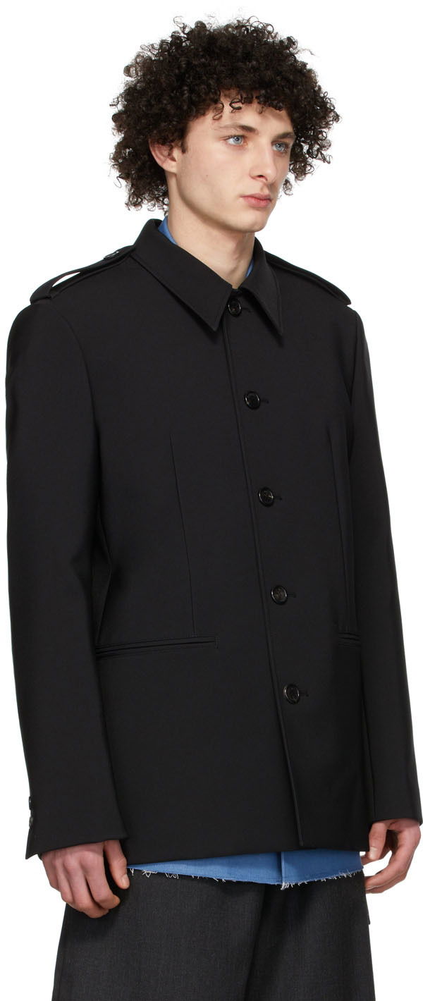 Paita We11done We11done Regular Collar Jacket Musta | WD-JK1-22-084-M-BK, 1