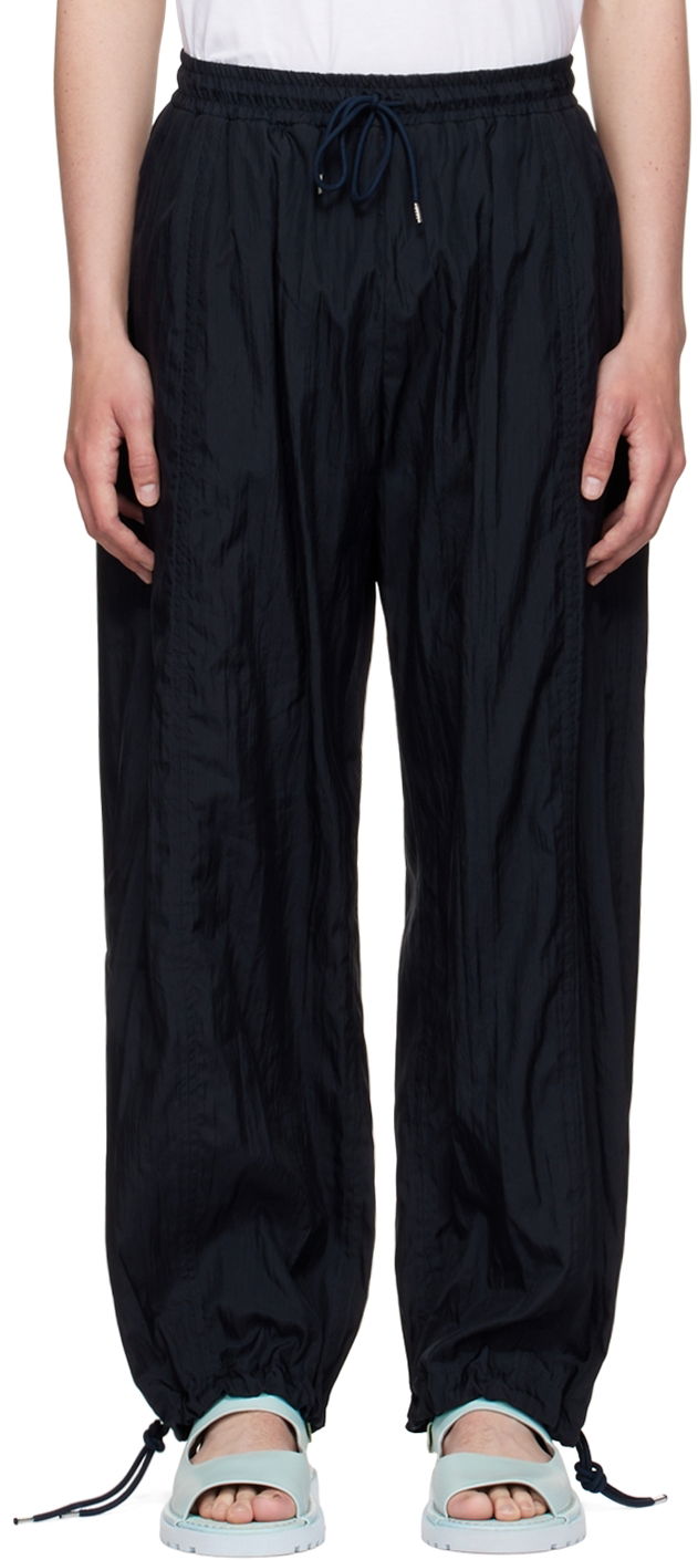 Housut Stella McCartney Stella McCartney Nylon Trousers Tummansininen | 6044413STA90