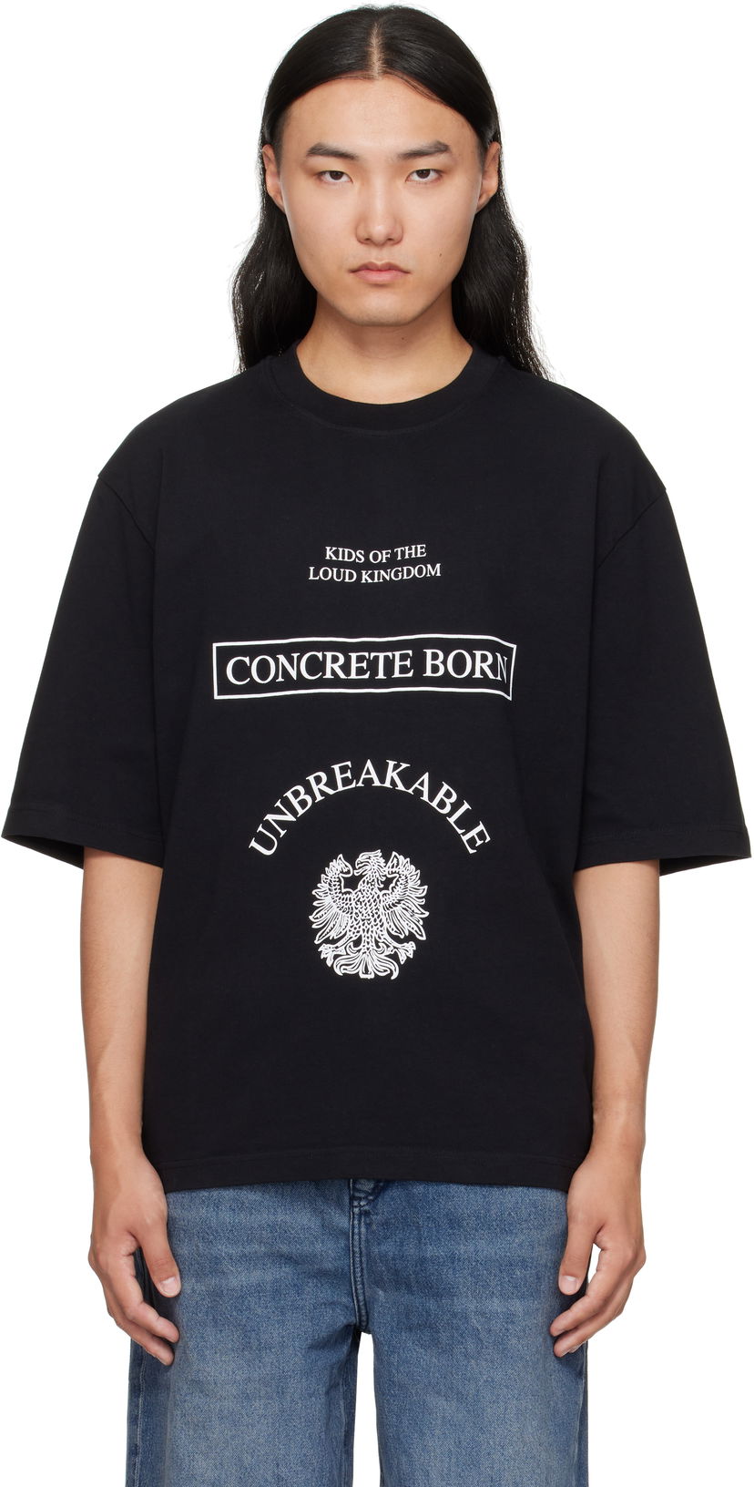 T-paita Han Kjøbenhavn Kingdom Oversized T-Shirt Musta | M-134725