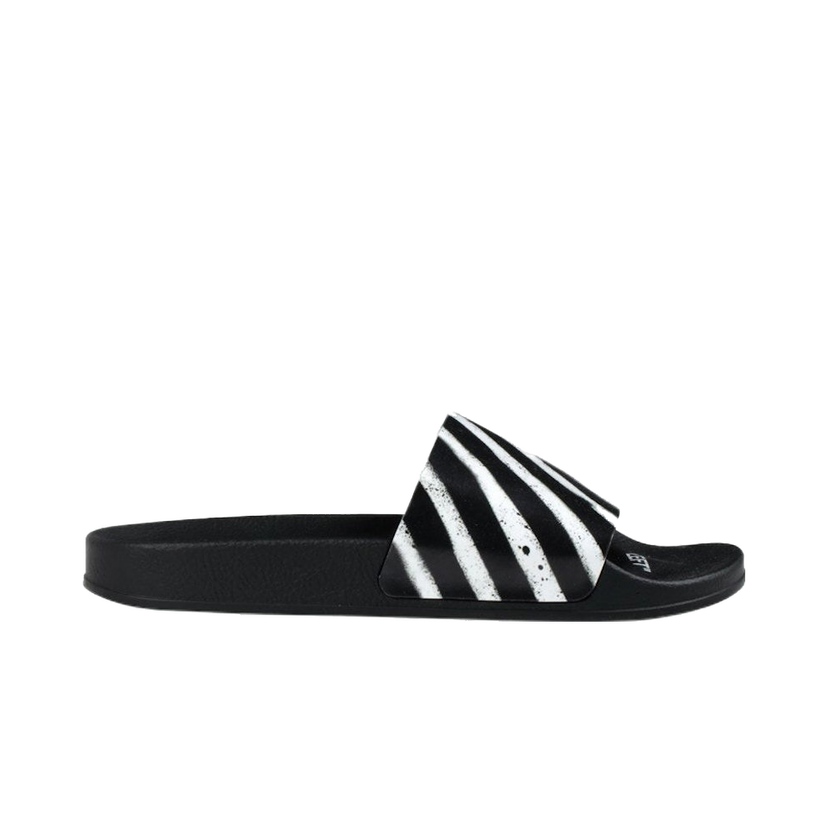 Tennarit ja kengät Off-White Spray Stripes Slider Black White SS20 Musta | OMIA088R20C220521001