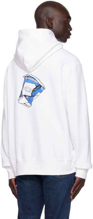 Huppari rag & bone Rag & Bone Coffee Hoodie Valkoinen | MBC23HT040AP40, 2
