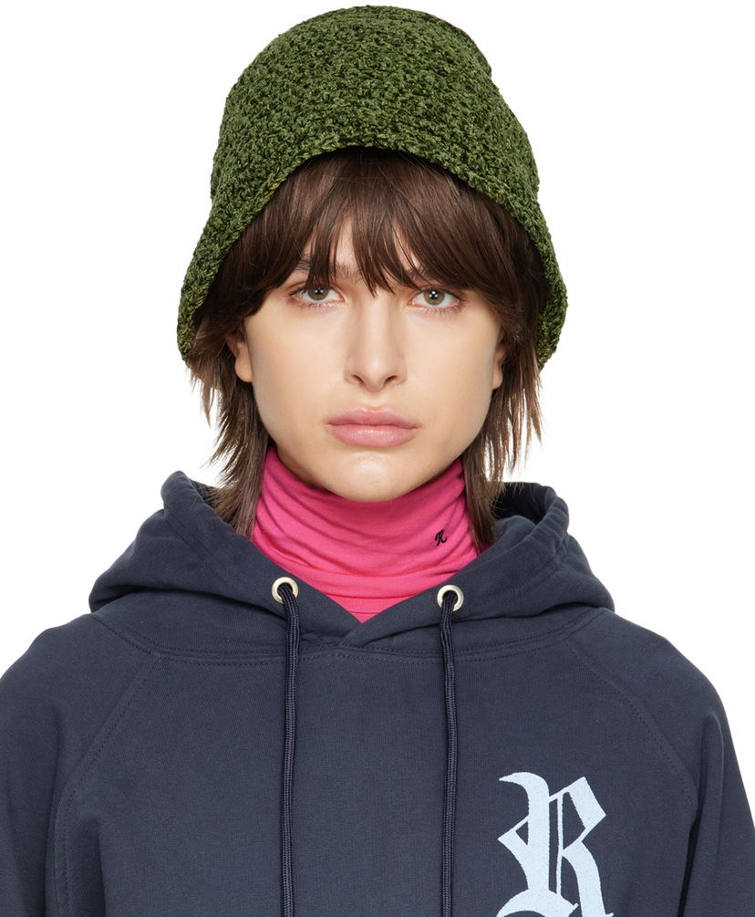 Huppari BY FAR Fuzzy Bucket Hat Vihreä | 23CRROBMLGCHEN