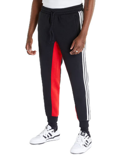 Verryttelyhousut adidas Originals Sustainability Fleece Track Pants Musta | IC5548