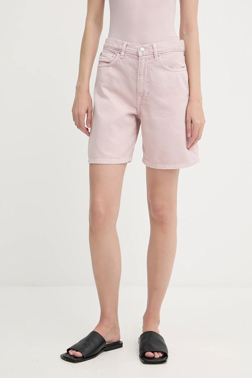 Shortsit Samsoe Samsoe Samsoe Samsoe SASHELLY High Waist Shorts Vaaleanpunainen | F25200013