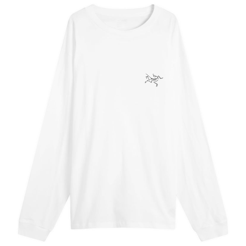 T-paita Arcteryx Kragg Cotton Long Sleeve T-Shirt, Size XX-Large Valkoinen | X000009714-021939