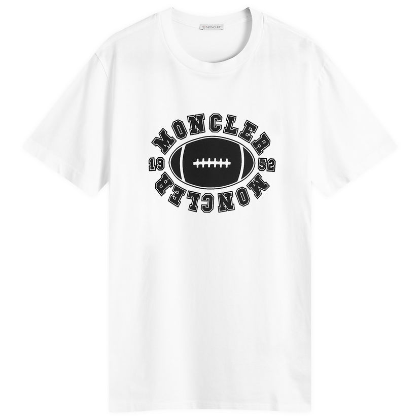 T-paita Moncler 1952 Football T-Shirt Valkoinen | 8C000-89AKK-12-032