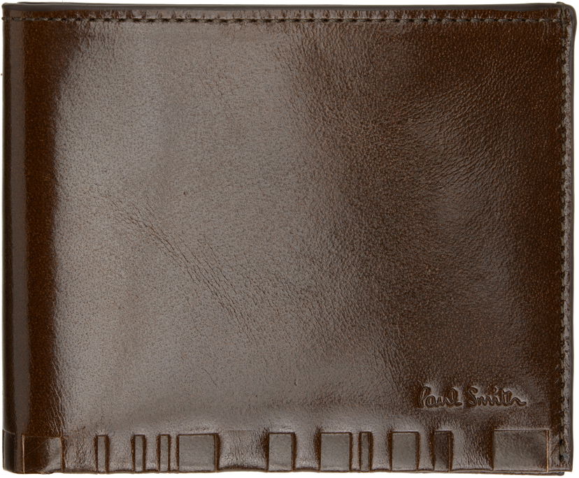Lompakko Paul Smith Paul Smith Leather Shadow Stripe Billfold Wallet Ruskea | M1A-8112-PSTFOE