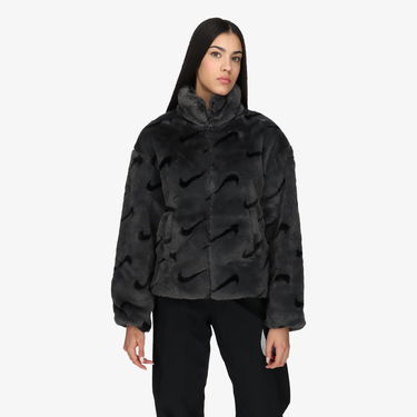 Takki Nike Plush Jacket Musta | DQ6842-070, 2