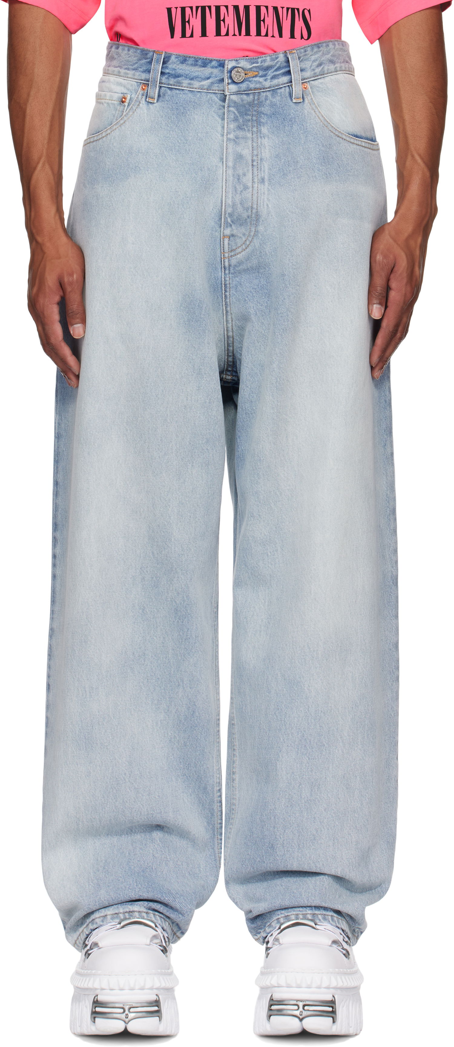 Jeans VETEMENTS Vetements Baggy Jeans Sininen | UA66PA540L, 0