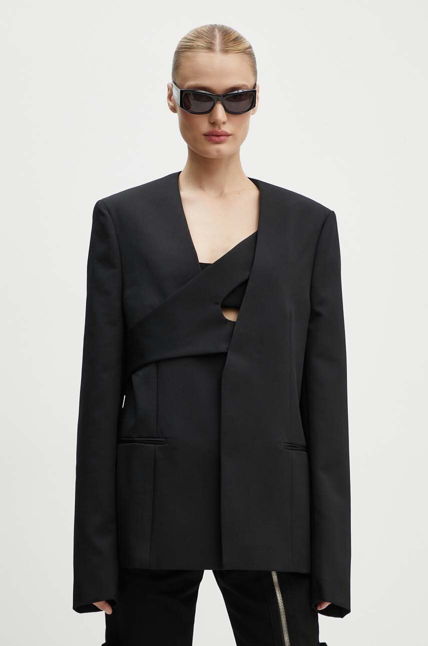 Takit HELIOT EMIL Black Cutout Wool Blazer Musta | PREAW24.M.04.042.BLK01, 1