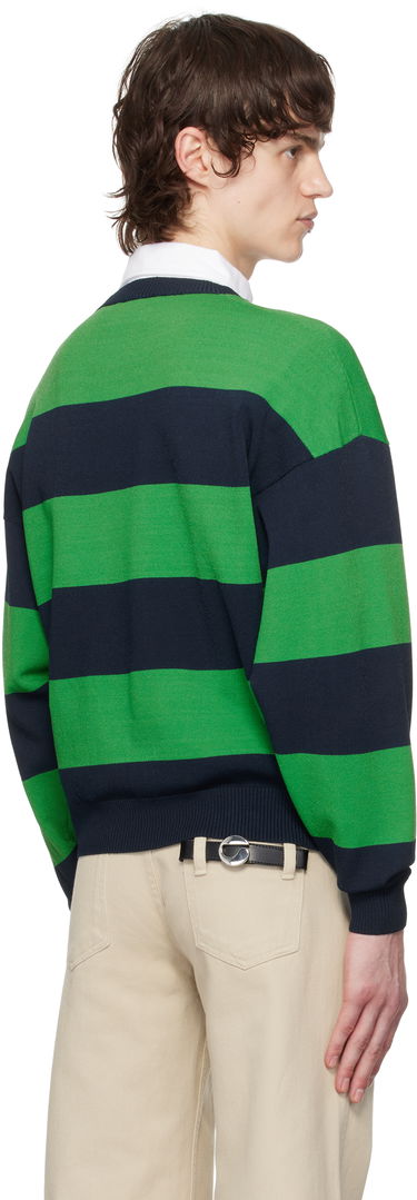 Villapaita Coperni Coperni Striped Crewneck Sweater Vihreä | COPML134SY3010MEN, 2