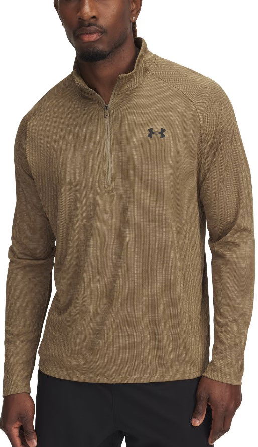 Huppari Under Armour UA Tech Textured 1/2 Zip Top Vihreä | 1382797-251