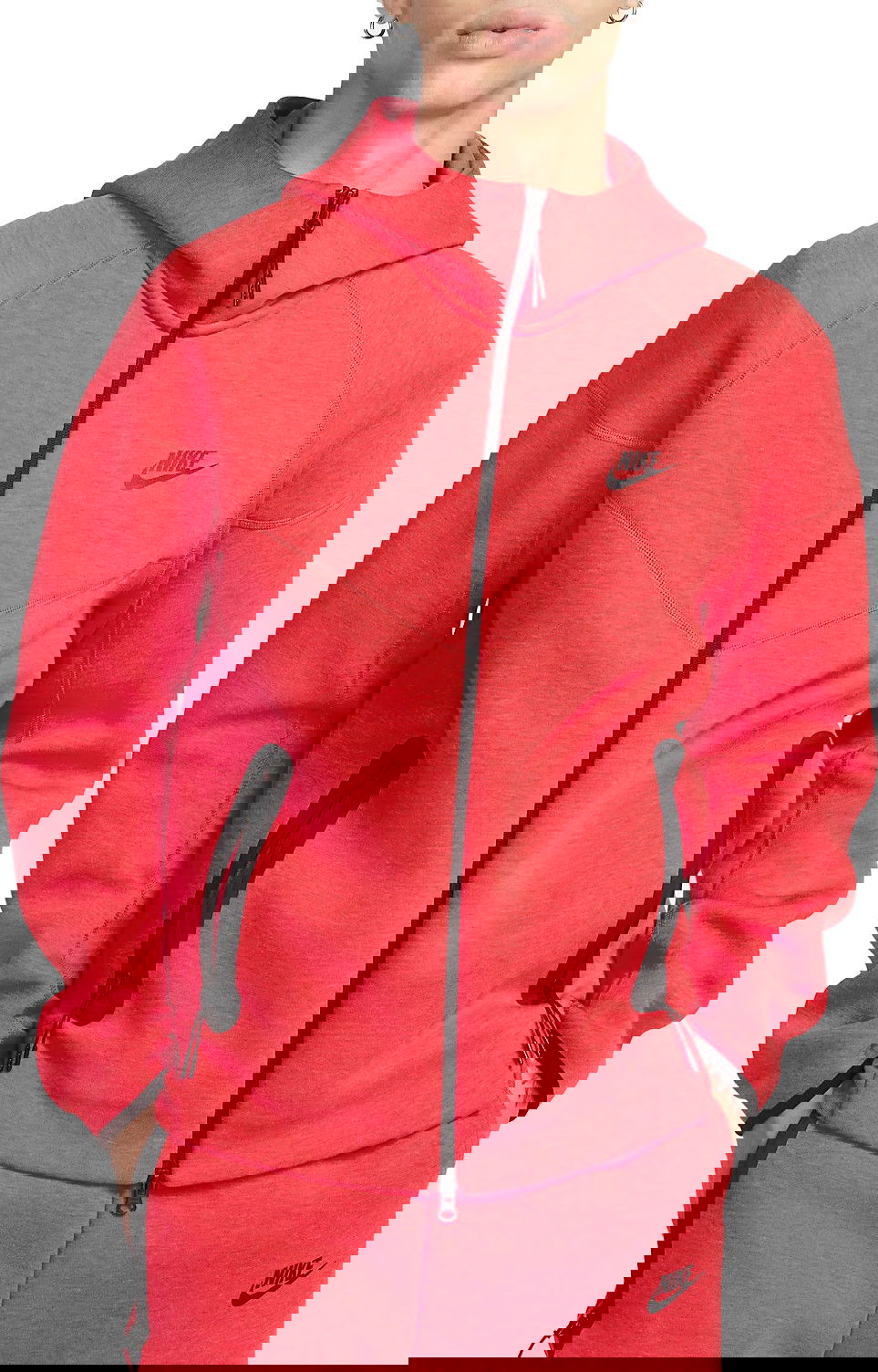 Huppari Nike Tech Fleece Windrunner Punainen | fb7921-672, 0