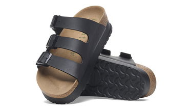 Tennarit ja kengät Birkenstock Florida III PAP Flex Platform Birko-Flor Narrow Fit Sandals Musta | B1029737, 3