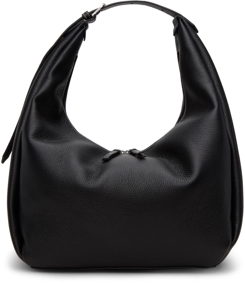 Kangaskassi TOTEME Leather Shoulder Bag Musta | 233-9106-613