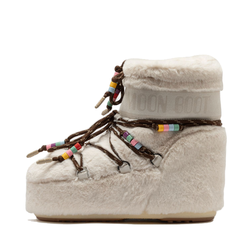 Tennarit ja kengät Moon Boot Faux Fur Beads Boots Beige | 80D1409470-L002