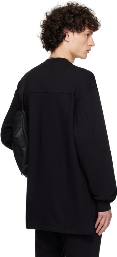 Huppari Rick Owens Rick Owens Champion Edition Girdered Sweatshirt Musta | CM01E1671 CHFE FELPA, 2